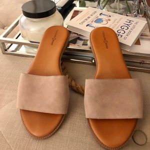 Treasure & Bond suede flat sandals